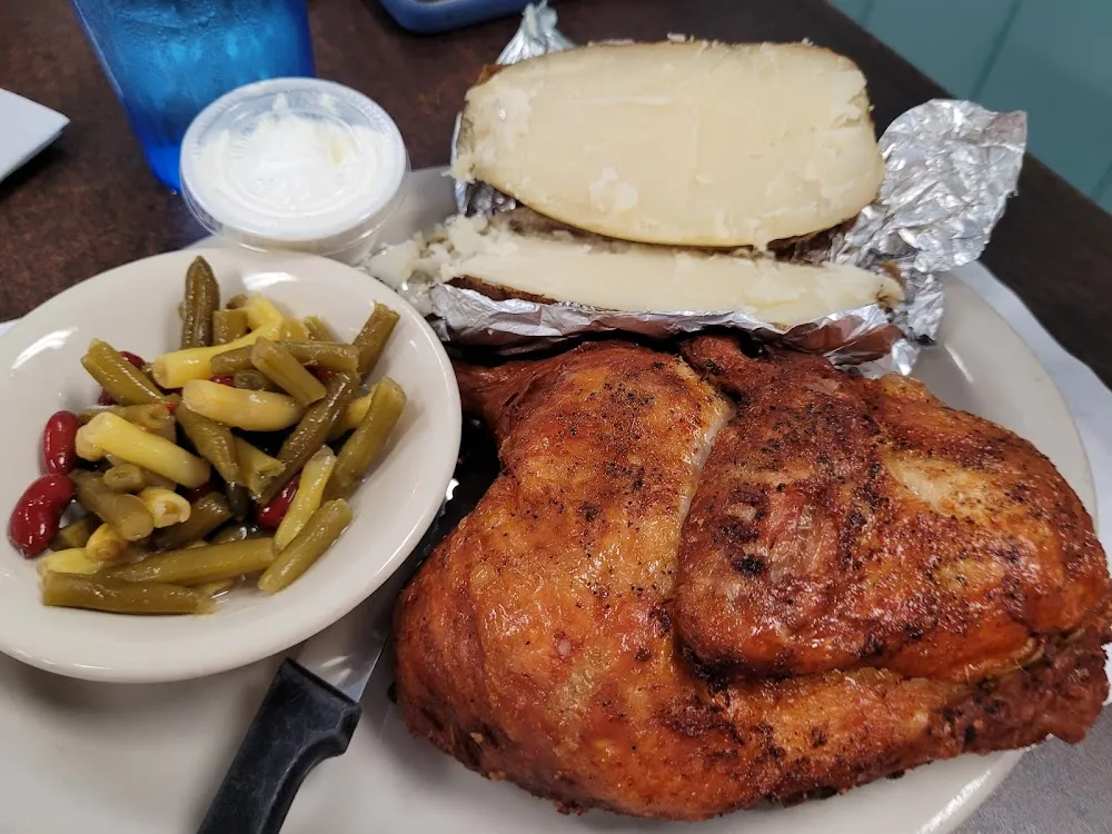 1 2 Broasted Chicken